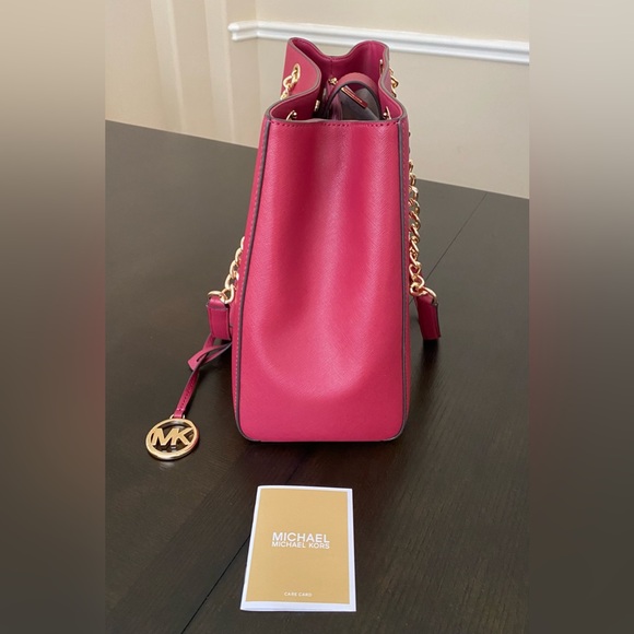 MICHAEL KORS SUSANNAH LARGE LEATHER TOTE BAG - Picture 5 of 12